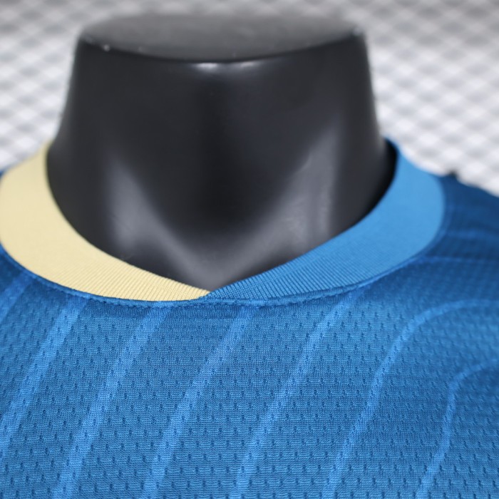 Player Version 2023-2024 Porto Third Away Blue Soccer Jersey Football Shirt