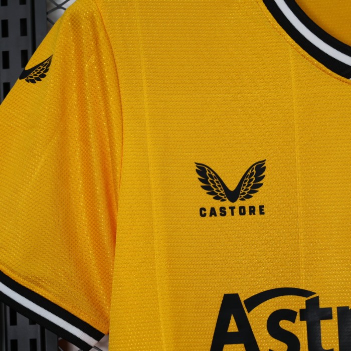 Fan Version 2023-2024 Wolverhampton Wanderers Home Football Shirt