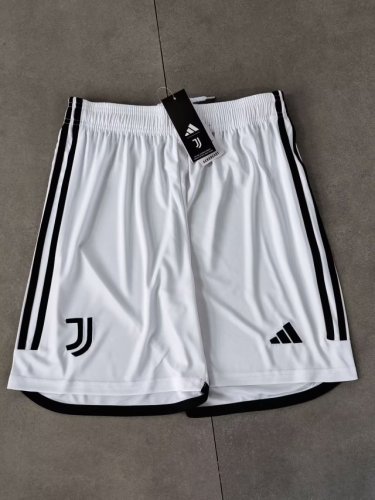 2023-2024 Juventus Away White Soccer Shorts