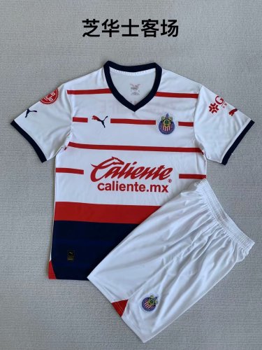 Adult Uniform 2023-2024 Chivas Away Soccer Jersey Shorts