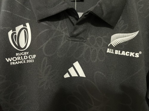 2023 World Cup All Blacks Home Rugby Jersey