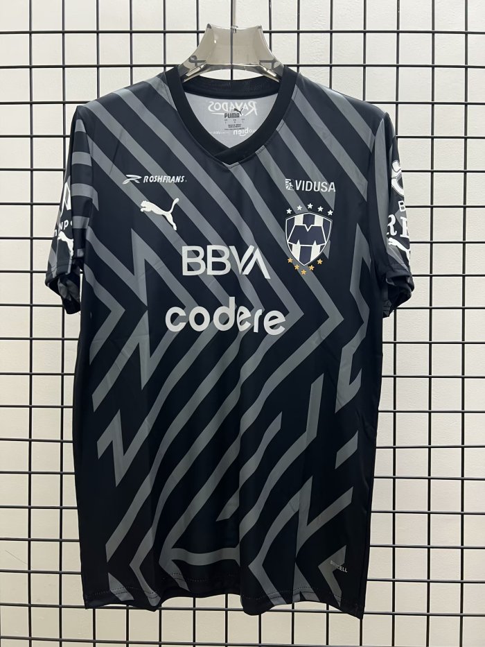 Fans Version 2023-2024 Monterrey Black Soccer Jersey