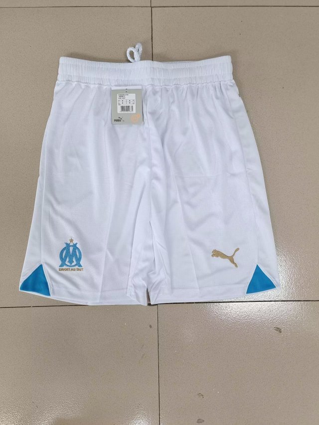 2023-2024 Marseille Home Soccer Shorts