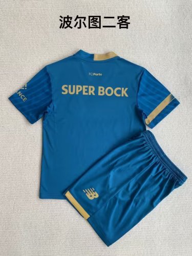 Adult Uniform 2023-2024 Porto Third Away Soccer Jersey Shorts