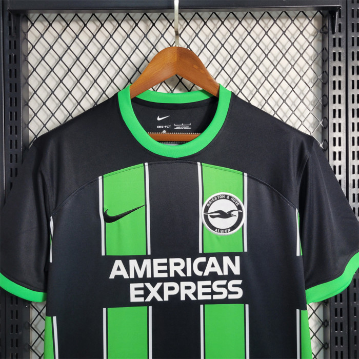 Fan Version 2023-2024 Brighton & Hove Albion Away Soccer Jersey Football Shirt