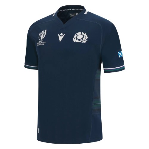 Men 2023 World Cup Scotland Home Rugby Jersey