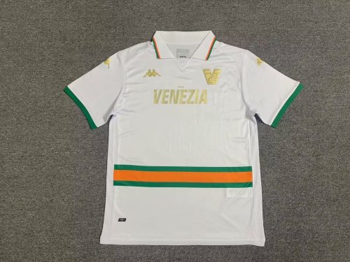 Fan Version 2023-2024 Venezia Away White Soccer Jersey Football Shirt