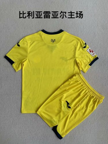 Adult Uniform 2023-2024 Villarreal Home Soccer Jersey Shorts