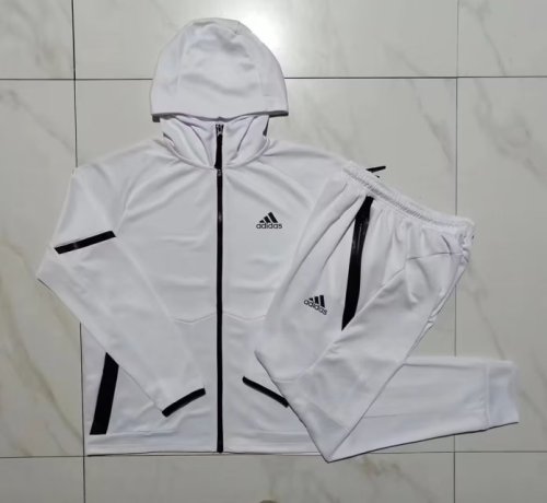 2023-2024 AD White Soccer Hoodie and Pants