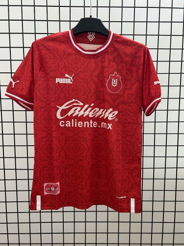 Fan Version 2023-2024 Chivas Souvenir Red Soccer Jersey