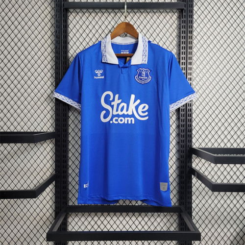 Fan Version 2023-2024 Everton Home Football Shirt Soccer Jersey