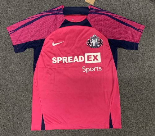 Fans Version 2023-2024 Sunderland Away Pink Soccer Jersey