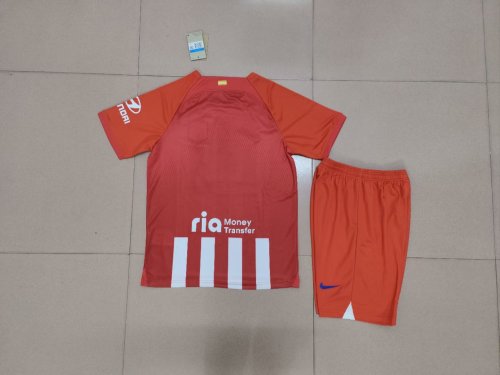Adult Uniform 2023-2024 Atletico Madrid Home Soccer Jersey Shorts