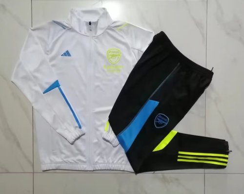 2023-2024 Arsenal White Soccer Training Sweater and Pants