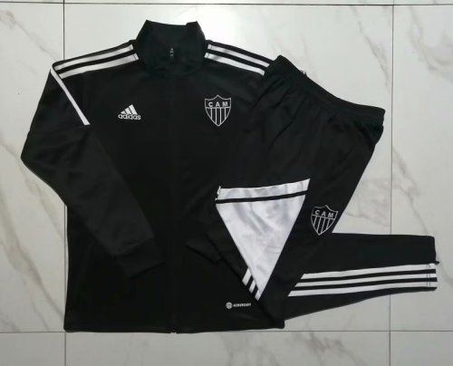 2023-2024 Mineiro Black Soccer Jacket and Pants