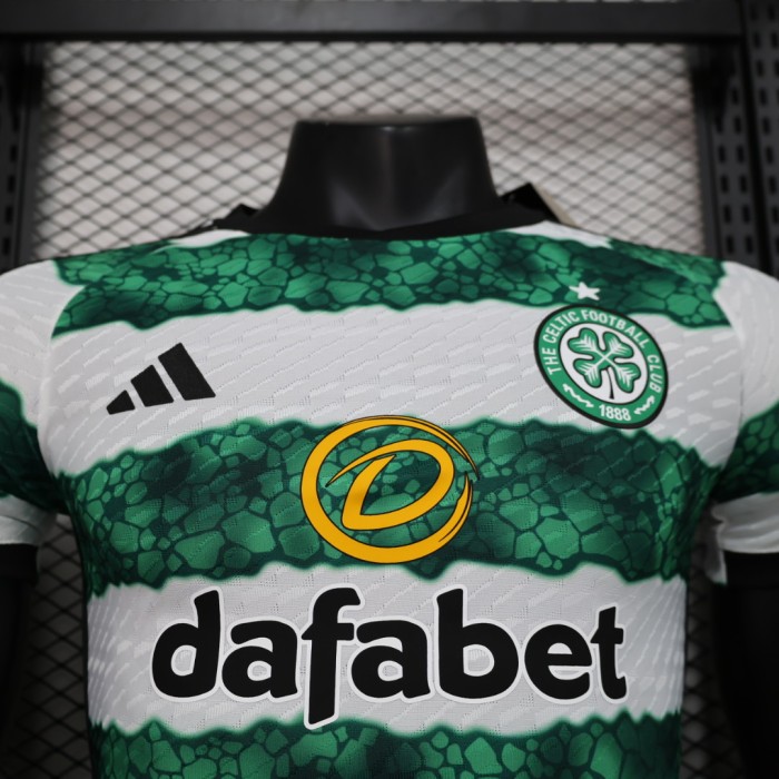 Player Version 2023-2024 Celtic Home Soccer Jersey