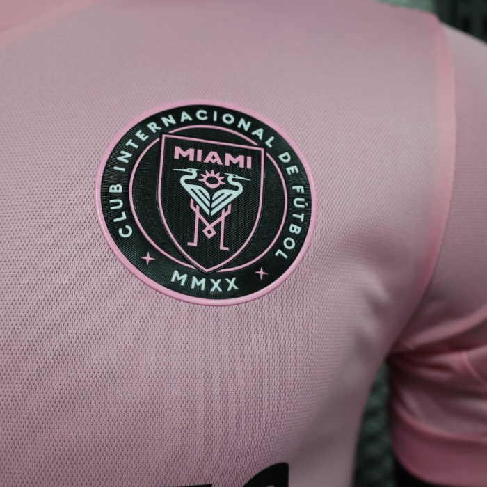 Player Version 2023-2024 Inter Miami Home Soccer Jersey