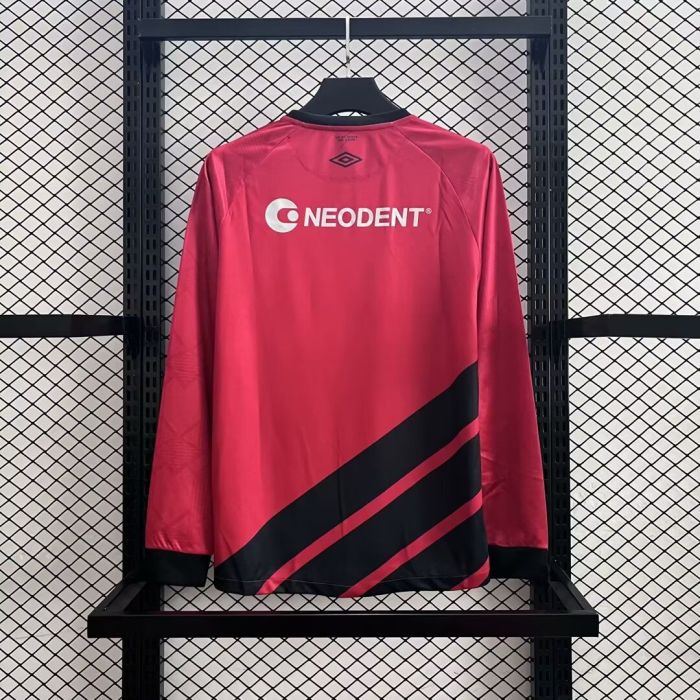 Long Sleeve Fans Version 2023-2024 Paranaense Home Soccer Jersey