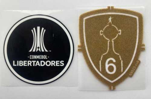 Patch libertadores Golden 6 Badge for Boca Juniors Jersey