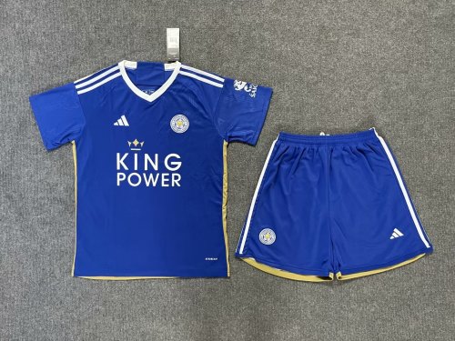 Adult Uniform 2023-2024 Leicester City Home Football Shirt Shorts