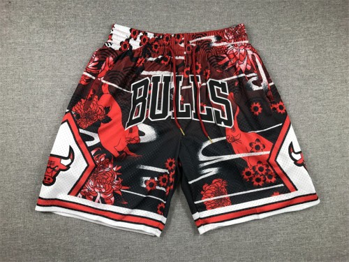 with Pocket Chicago Bulls NBA Shorts Rabbit Edition Basketball Shorts