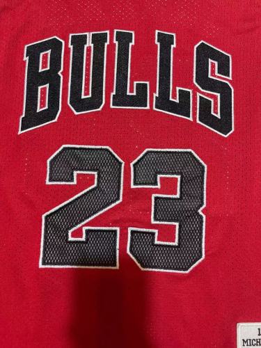 Mitchell&ness 1997-98 Chicago Bulls Red Basketball Shirt 23 JORDAN Classic NBA Jersey