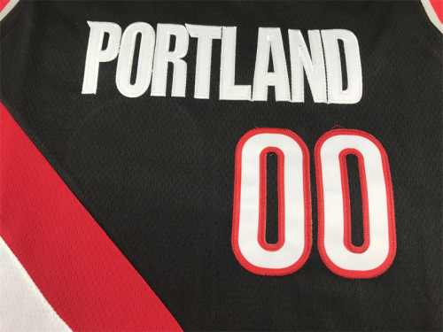 Portland Trail Blazers 00 HENDERSON Black NBA Jersey Basketball Shirt