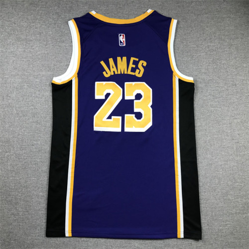 Los Angeles Lakers 23 JAMES Purple NBA Jersey Basketball Shirt
