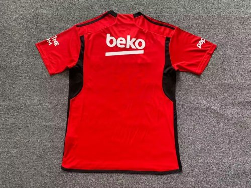 Fans Version 2023-2024 Besiktas Third Away Red Soccer Jersey