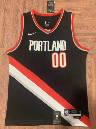 NK Portland Trail Blazers 00 HENDERSON Black NBA Jersey Basketball Shirt