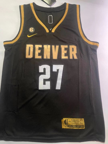 2023 Denver Nuggets 27 MURRAY Black NBA Jersey Basketball Shirt