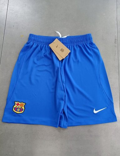 2023-2024 Barcelona Away Blue Soccer Shorts