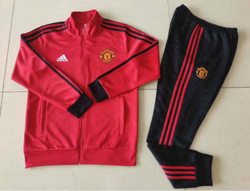 2023-2024 Manchester United Red Soccer Jacket and Pants