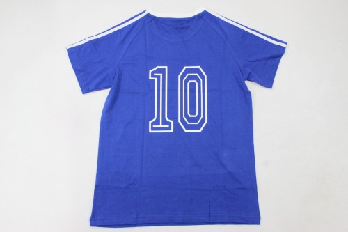 TSUBASA 10 Soccer Jersey Blue Football Shirt