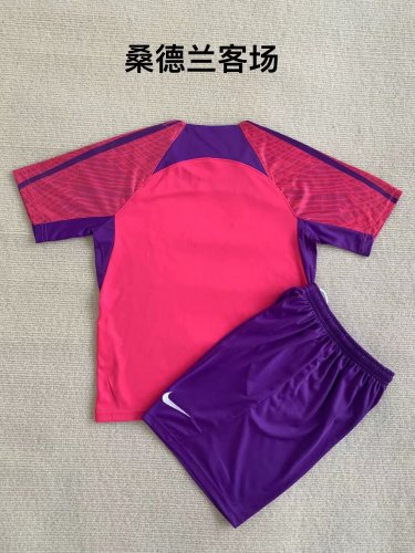 Adult Uniform 2023-2024 Sunderland Away Soccer Jersey Shorts