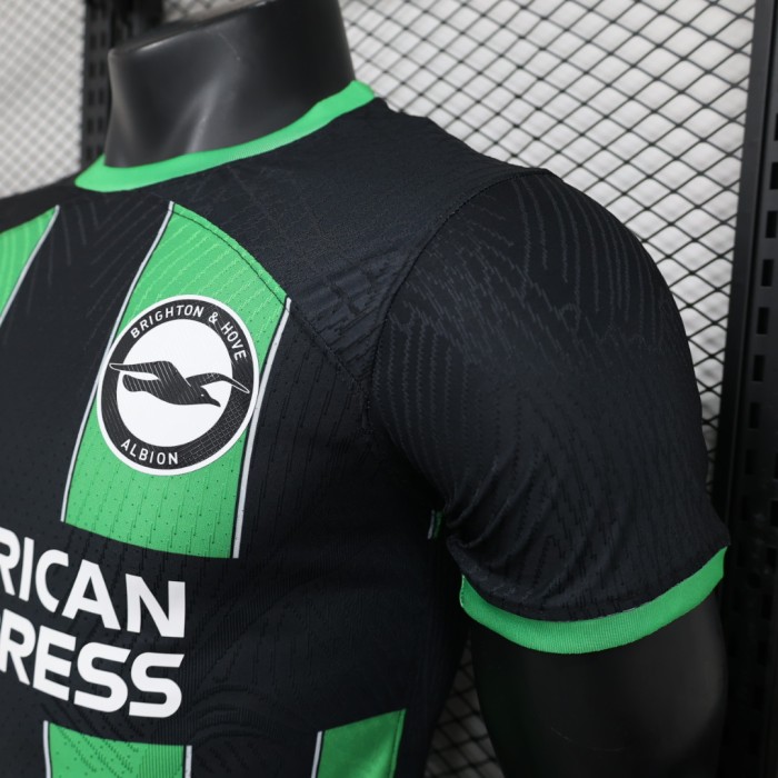 Player Version 2023-2024 Brighton & Hove Albion Away Soccer Jersey