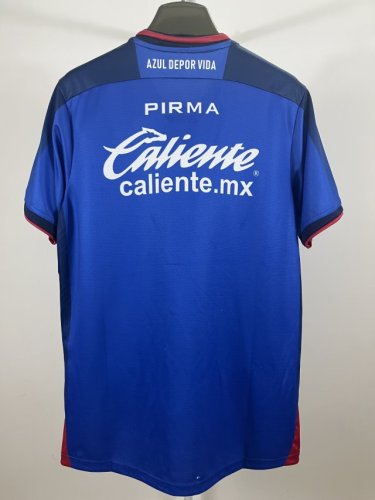 Fan Version 2023-2024 Cruz Azul Home Soccer Jersey