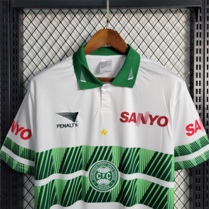 Retro Jersey 1997-1998 Coritiba Home Soccer Jersey Vintage Football Shirt
