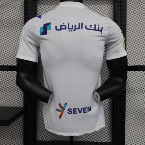 Player Version 2023-2024 Al-Hilal Saudi Away White Soccer Jersey