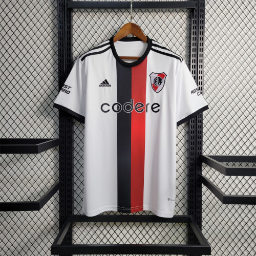 Fans Version 2022-2023 River Plate White Soccer Jersey