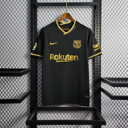 Retro Jersey 2020-2021 Barcelona Third Away Black Home Soccer Jersey Vintage Football Shirt