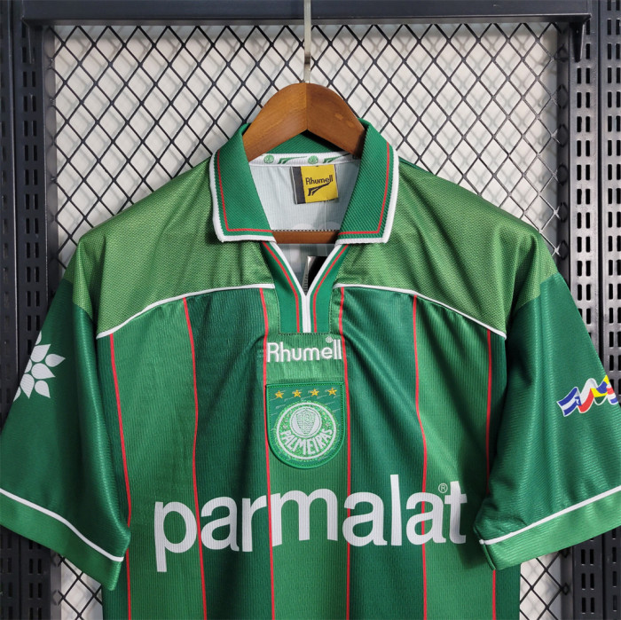 Retro Jersey 1999 Palmeiras Liberator Cup Champions Soccer Jersey Green Vintage Football Shirt