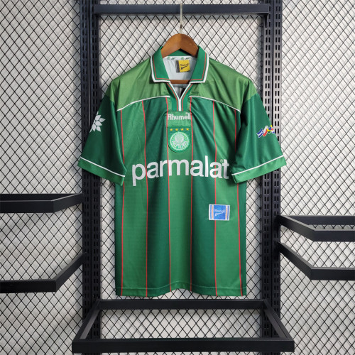 Retro Jersey 1999 Palmeiras Liberator Cup Champions Soccer Jersey Green Vintage Football Shirt