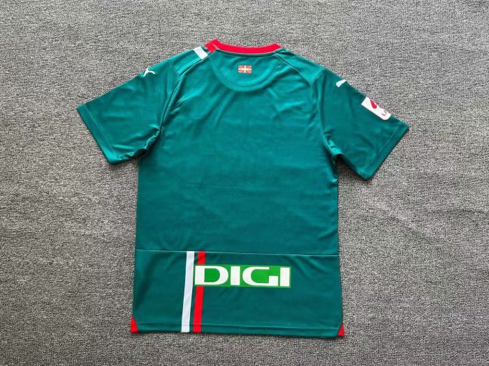 Fan Version 2023-2024 Deportivo Alaves Away Green Soccer Jersey
