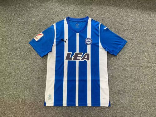 Fan Version 2023-2024 Deportivo Alaves Home Soccer Jersey