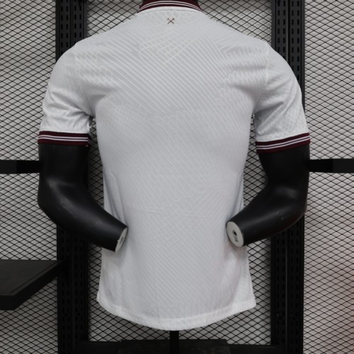 Player Version 2023-2024 West Ham United Away White Soccer Jersey