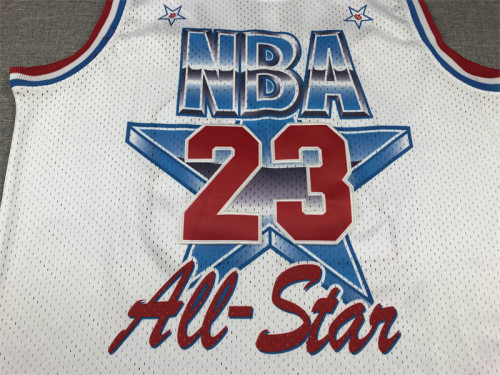 Mitchell&ness 1993 All Star White Basketball Shirt 23 JORDAN Classic NBA Jersey