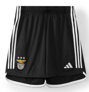 2023-2024 Benfica Away Black Soccer Shorts