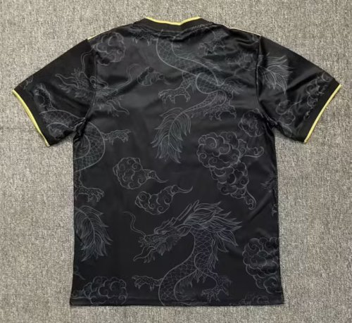 Real Camisetas de Futbol Fan Version 2023-2024 Real Madrid Black Dragon Soccer Jersey