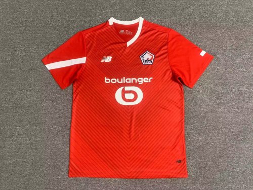 Fans Version 2023-2024 Lille Home Soccer Jersey Football Shirt